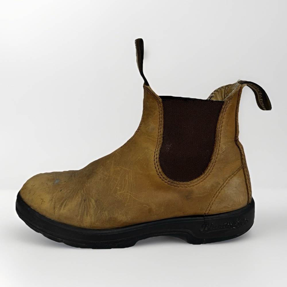READ Blundstone Chelsea Boots Women's Originals US 6.5 Brown Farm Work GORP